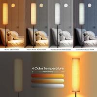 Lámpara de pie LED, lámpara de pie regulable para sala de estar, lámpara de pie con temperatura de 3 colores, lámpara de lectura con pantalla de lino e interruptor de pie - details 12