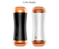 FOX S2 juguete sexual interactivo de doble cabeza para adultos, masturbador masculino, ventosa eléctrica, exprimidor - details 0