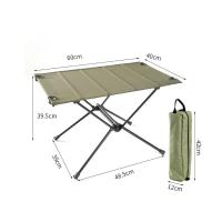 Mesa táctica portátil para acampar al aire libre, mesa de tela plegable de aleación de aluminio ultraligera, mesa de picnic - details 6