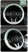 Funda de volante de coche de cuero de napa perforada cálida en invierno y fresca en verano Universal 15 pulgadas antideslizante inodoro - details 18