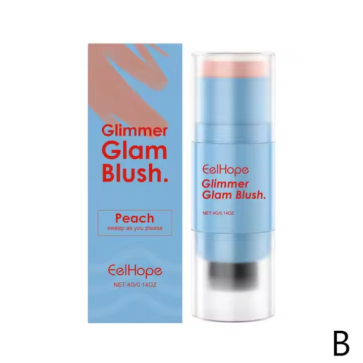 Colorete mágico en barra para mejillas y labios, tubos de colorete hidratantes, crema, colorete de contorno sedoso, colorete mate, cosméticos en barra, iluminador S6P0 - 1