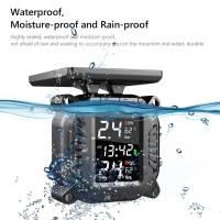 Sensores TPMS de carga Solar para motocicleta, sistema de alarma de temperatura de neumáticos para monitoreo de presión de neumáticos de motocicleta - details 4