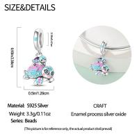 Nuevos Dijes de Plata de Ley 925 Diseño de Abrazo de Amor Zirconia Joyería de Mujer DIY Pulseras - details 18