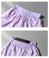 DRUR-ropa corta de gimnasio para mujer, pantalones de cintura alta 2 en 1 con bolsillos, pantalones cortos de Yoga para ciclismo, ropa deportiva 2025 - details 9