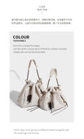 Primavera y verano nueva holgura Baina bolso tote bolsa de basura de gran capacidad bolsa de cercanía bolsa callejera - details 6
