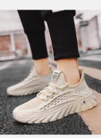 Zapatos De Deporte Para Hombre Con Superficie De Malla Transpirable Moda Versátil Para Correr Y Usar En Exteriores Talla Verdadera - details 23