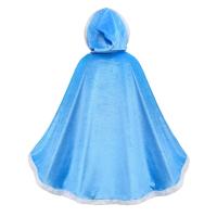 Capa de disfraz de princesa para niña, accesorios de fiesta, Blancanieves, Elsa, Anna, Rapunzel, Aurora, lentejuelas, Halloween - details 19