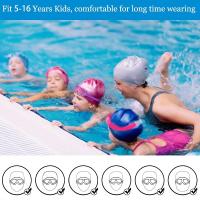 Gafas de natación para niños JULI con protección anti-enjuague y visión clara amplia UV con tapón para oído para niños de 4 a 15 años - details 1