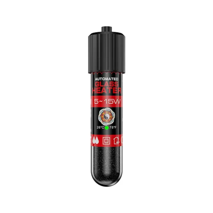 Varilla calefactora sumergible de 5/10/15W, calentador de acuario de temperatura constante USB, Mini varilla calefactora automática de bajo nivel de agua para pecera - 1