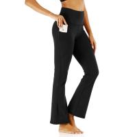 Pantalones de Camping de Moda Cintura Alta Elástica con Bolsillo Ropa Ajustada para Yoga y Gimnasio - details 2