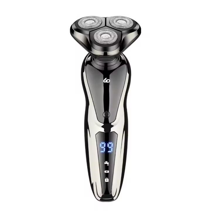 Afeitadora Eléctrica 3 en 1 Rotativa Recargable para Hombres Seca y Húmeda - 1