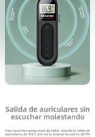 Radio Portátil Mini Recargable: Ultracompacta, Ligera y con Sintonización FM, Ideal para Adultos Mayores y Usos en Reuniones - details 7