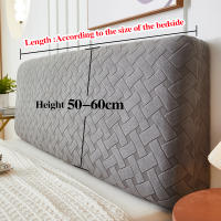 Funda de Cama de Terciopelo Jacquard Protector de Cabeza y Lado de Cama con Elástico Material Poliéster Resistente al Polvo para Decoración de Hogar y Hotel - details 1