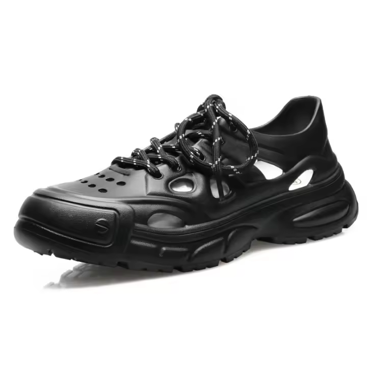 Zapatos de playa personalizados, plataforma que aumenta el agujero junto al mar, zapatos casuales de verano para hombres, ropa exterior, monos, sandalias - 1