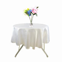 Mantel de Satén Multicolor de 145cm Ideal para Bodas, Fiestas, Decoración de Mesa de Hogar - details 8