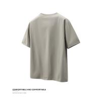 Camiseta de manga corta transpirable y holgada para hombre de verano de manga corta - details 10