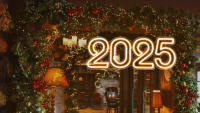 Luces de Neón 2025 Ideal para Casa, Bar, Café, Dormitorio Suministros de Fiesta de Brillo para Año Nuevo - details 0