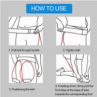 Bandas de Entrenamiento de Caña Elástica Entrenador de Bounce para Fortalecemento de Piernas y Agilidad Cinturón de Cintura Ajustable Deportes y Salud - details 4