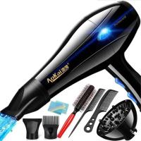 Secador de Pelo Profesional y Potente con Ajuste de Aire Frío y Caliente, Boquilla para Herramientas de Peluquería - details 5