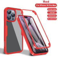 Funda 360 de Protección Completa para iP16 Pro Max Resistente a Arañazos y Golpes Material PC+TPU - details 6