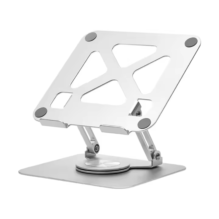 Soporte giratorio de 360 grados para ordenador portátil, soporte plegable de aleación de aluminio, con disipación de calor - 1