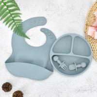 Juego de Vajilla de Silicona Seguro para Bebé Platos Sólidos de Dibujos Animados - details 12