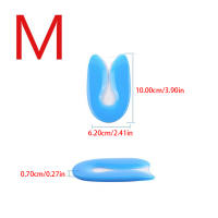 1Pair Silicone Gel Insoles Heel Cushion Soles Relieve Foot Pain Plantar - details 1