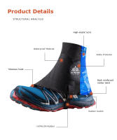 Cubrezapatos Protectores AONIJIE E940 E941 para Correr al Aire Libre Resistente al Resero y Reflectante para Triatlón Maratón Senderismo - details 20