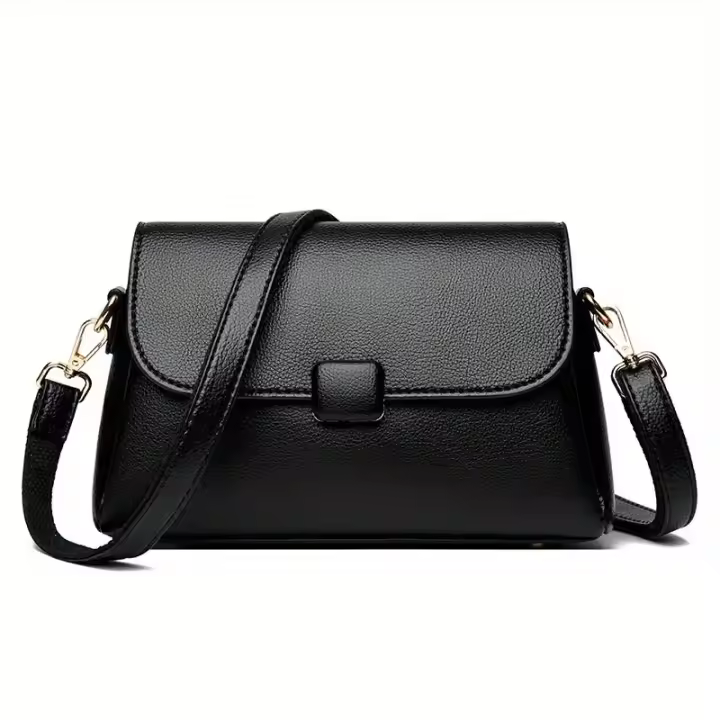 Nuevo bolso de mujer, bolso cruzado suave, bolso de moda para mamá, bandolera de hombro de gran capacidad para mujer, exclusivo para transfronterizo - 1