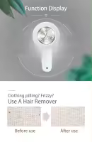 Eliminador de pelusas portátil, máquina eléctrica para quitar pelusas, juego de viaje - details 2