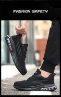 Los hombres de moda zapatos deportivos anti-smash anti-perforación flyknit ligero cómodo colchón de aire de amortiguación de choque zapatos deportivos zapatos para correr - details 1