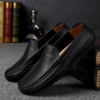 Mocasines transpirables de cuero genuino, mocasines informales, zapatos de cuero para hombres, zapatos planos formales de conducción italiana - details 26