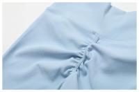 Conjunto de yoga sin costuras para mujer, yoga para mujer, sujetador deportivo acanalado, body de gimnasio, tres piezas de ropa deportiva, 1/2 pieza. - details 37