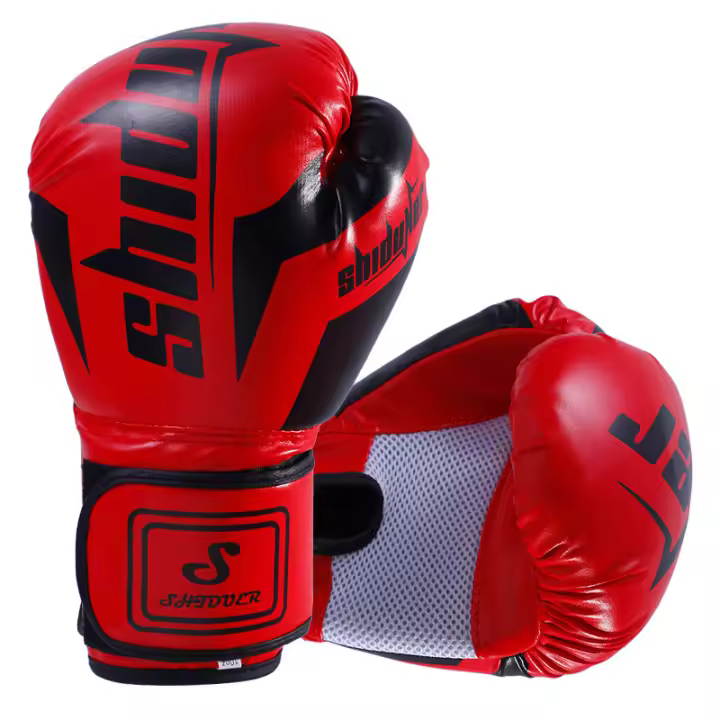 Guantes de boxeo Guantes de entrenamiento profesional para adultos Guantes de lucha con saco de arena Sanda para hombres y mujeres Guantes de lucha para niños de lucha Muay Thai - 1