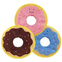 Donuts para perros, juguetes de papel ruidosos, interactivos al aire libre, sonido chirriante, resistentes a mordeduras, adecuados para perros pequeños y medianos - details 9