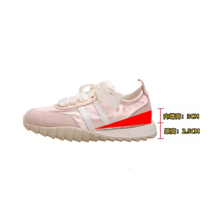 Primavera y verano nuevos zapatos blancos versátiles transpirables que combinan con el color zapatos deportivos y de ocio. - 1