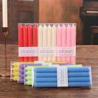 Velas de boda clásicas europeas románticas velas de boda clásicas sin humo cenas largas velas portavelas disponibles en varios colores - details 1