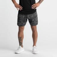 Pantalones Cortos de Gimnasio para Entrenamiento Casual de Fitness Secado Rápido, Una Capa, Color Sólido, con Cordón - details 8