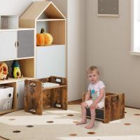 Set de Mesa y Silla Montessori Infantil de 1-3 Años Escritorio y Silla para Niños con Cajón - details 2