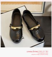 Zapatos Mary Jane de cuero, nuevos zapatos planos con correa de metal, solo zapatos de mujer, temperamento retro, zapatos casuales de mujer - details 20