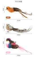 Succionador de epoxi mejorado, varilla larga de alambre de acero, pluma, palo de burlas para gato, auto Hi, sin ingredientes dañinos - details 6