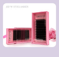 Extensiones de Pestañas en Forma de W DIYDAY Pestañas Suaves Naturales Pre-Hechas con Efecto de Floración Herramientas de Cuidado de la Piel Facial para Maquillaje de Belleza - details 12