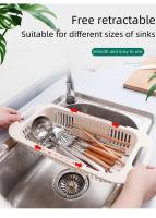 Fregadero Retráctil Multifuncional Cesta de Cocina para Lavar Frutas y Verduras - details 5