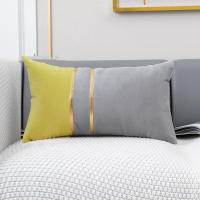 Funda de Cojín de Terciopelo ANUMEI 30x50cm 45x45cm Cubierta Decorativa para Sofá y Cama Estilo Rosa y Gris Fabricado en China - details 7