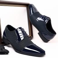 Zapatos de cuero de negocios para hombre, zapatos de vestir de charol transpirables Oxford de lujo, zapatos planos formales para boda y oficina - details 6