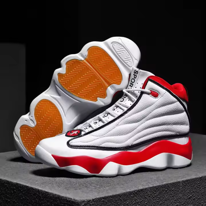 Zapatillas de baloncesto transpirables para hombre y mujer, zapatos atléticos de entrenamiento para exteriores, zapatillas de di - 1