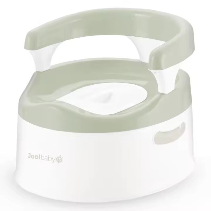 Orinal, adecuado para el entrenamiento en el baño de niños pequeños: almohadilla contra salpicaduras y soporte para la espalda (rosa) - 1