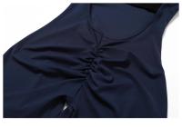 Material de nylon cruzado del estilo sólido sin mangas del top corto del puente de la yoga para el verano/primavera - details 20