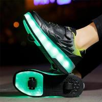 Patines de ruedas para niños, zapatos de Skate, zapatillas 2 en 1, adecuados para deportes al aire libre, inicio de la aventura y Freed - details 2