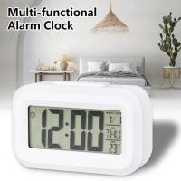 Reloj despertador Digital LED para el hogar y la Oficina, dispositivo electrónico de escritorio con pantalla, retroiluminación - details 8
